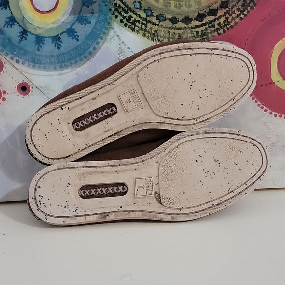 Frye Mason Venetian Elk Slip On Leather Loafers Mens Size 10 - Picture 6 of 10